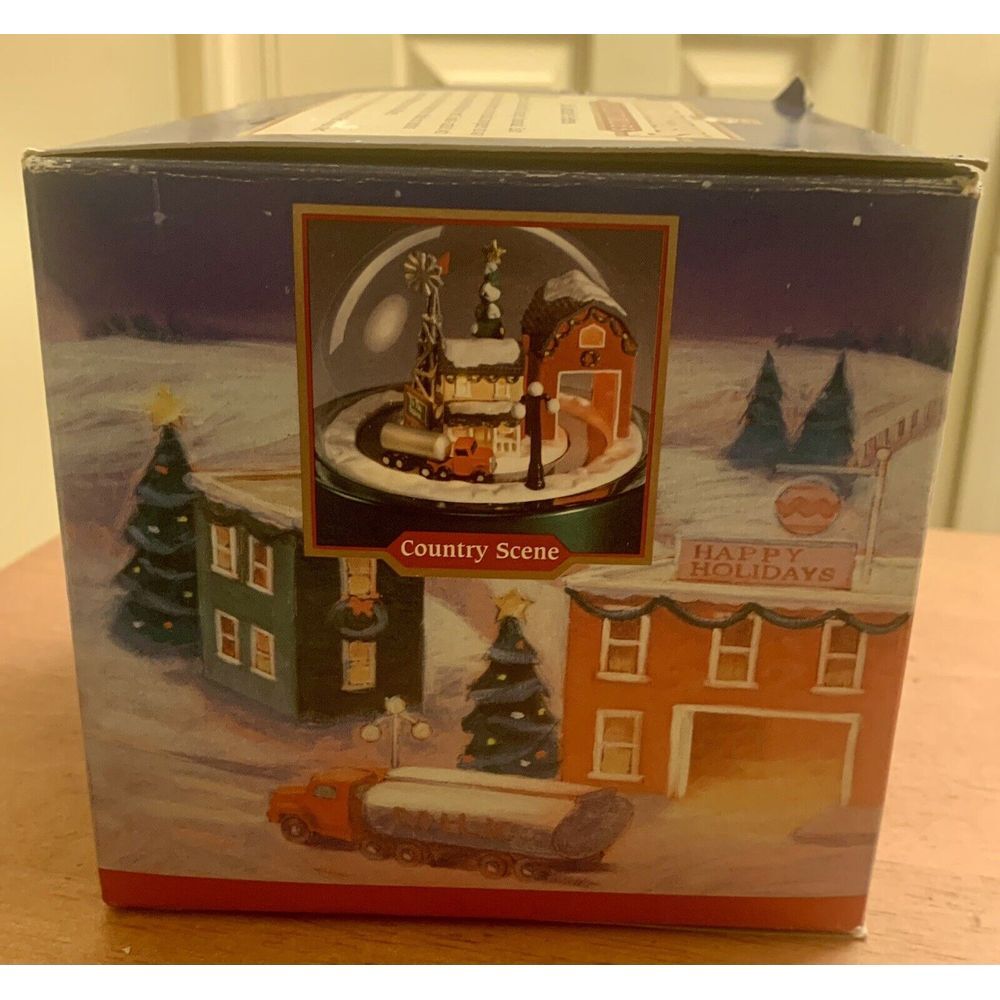 VINTAGE CROSSROADS COLLECTABLES 3D COUNTRY SCENE GLOBE By ERTL